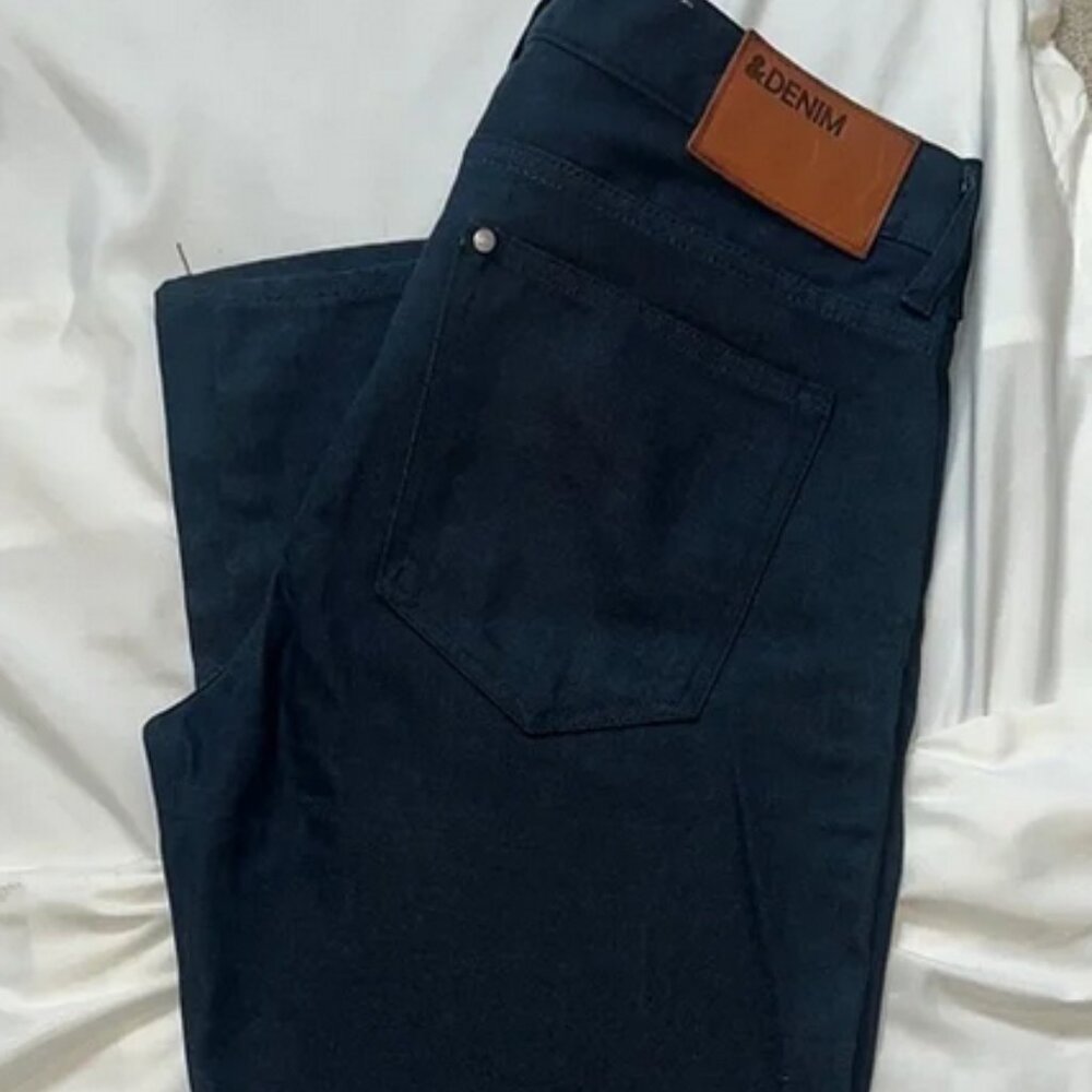 H&M Men's Relaxed Jeans - Dark Blue